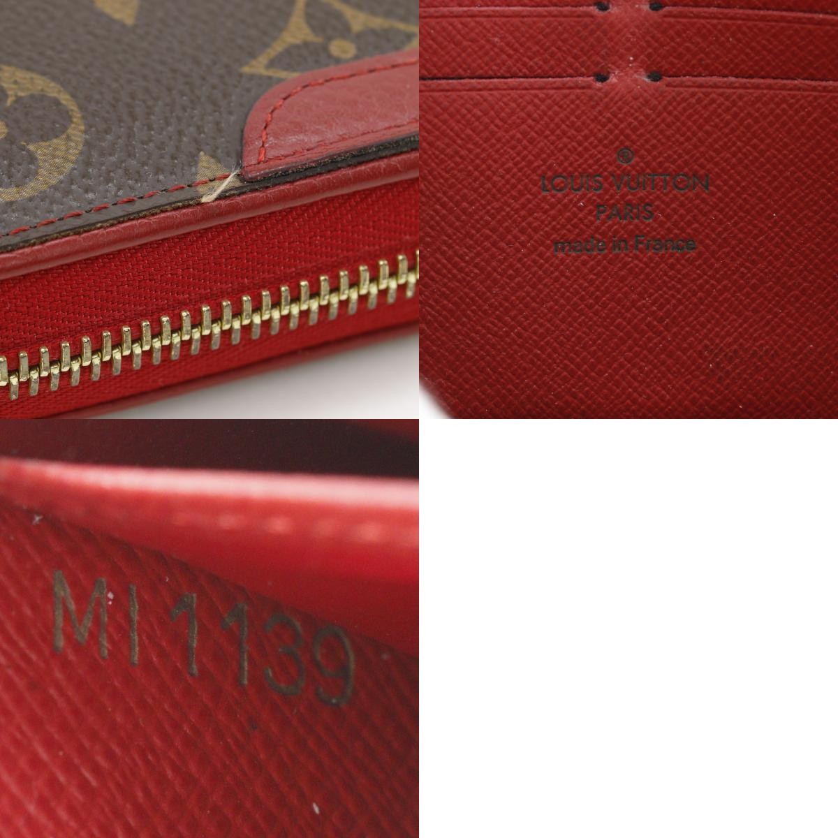Louis Vuitton Retiro Zippy Monogram Canvas Brown Canvas Wallets Accessory (Pre-Owned)