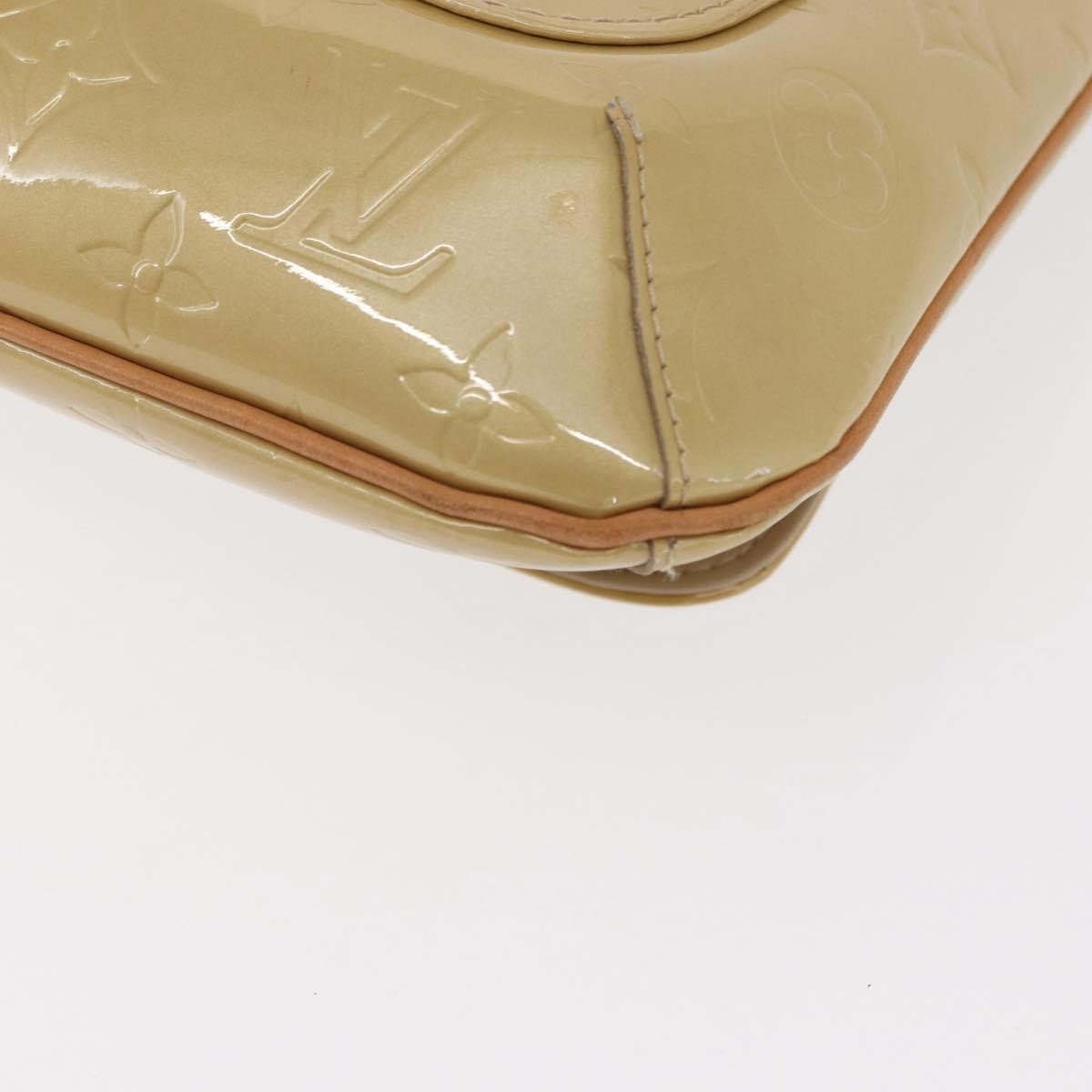 Louis Vuitton Thompson Street Monogram Vernis Beige Patent_Leather Shoulder Bag Bag (Pre-Owned)