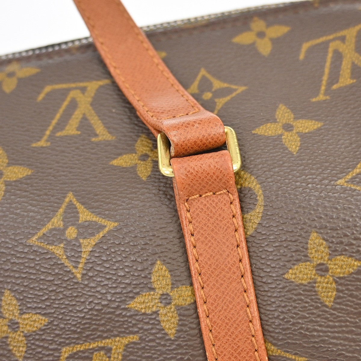 Louis Vuitton Papillon Monogram Canvas Brown Canvas Handbag (Pre-Owned)