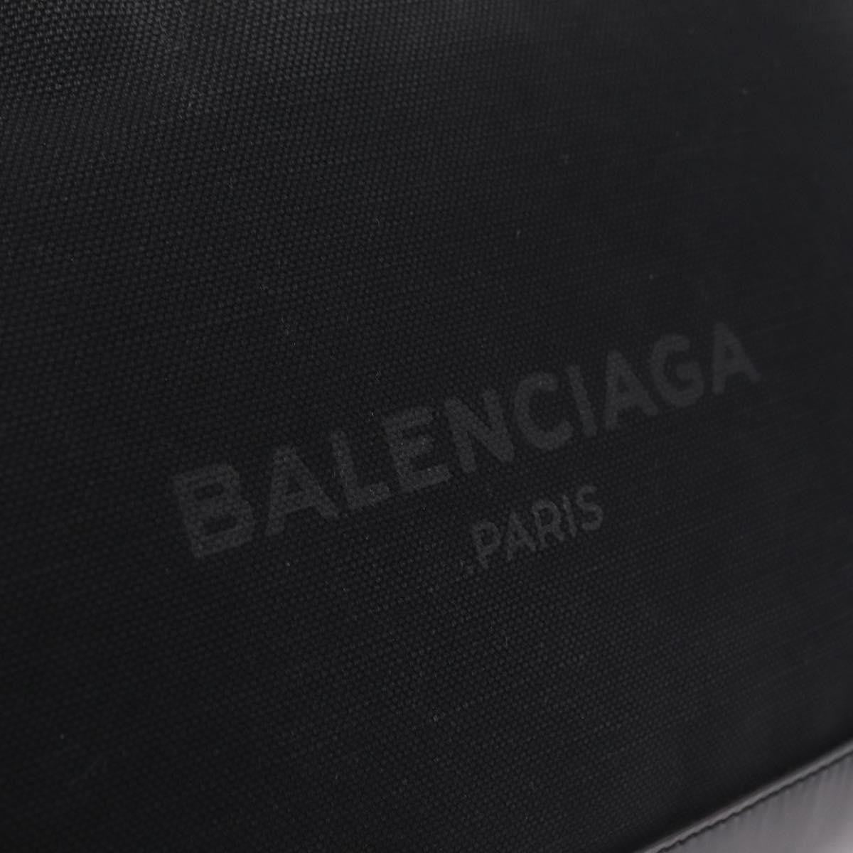 Balenciaga Navy Zip Canvas And Leather Black Canvas Clutche & Pouche Bag (Pre-Owned)