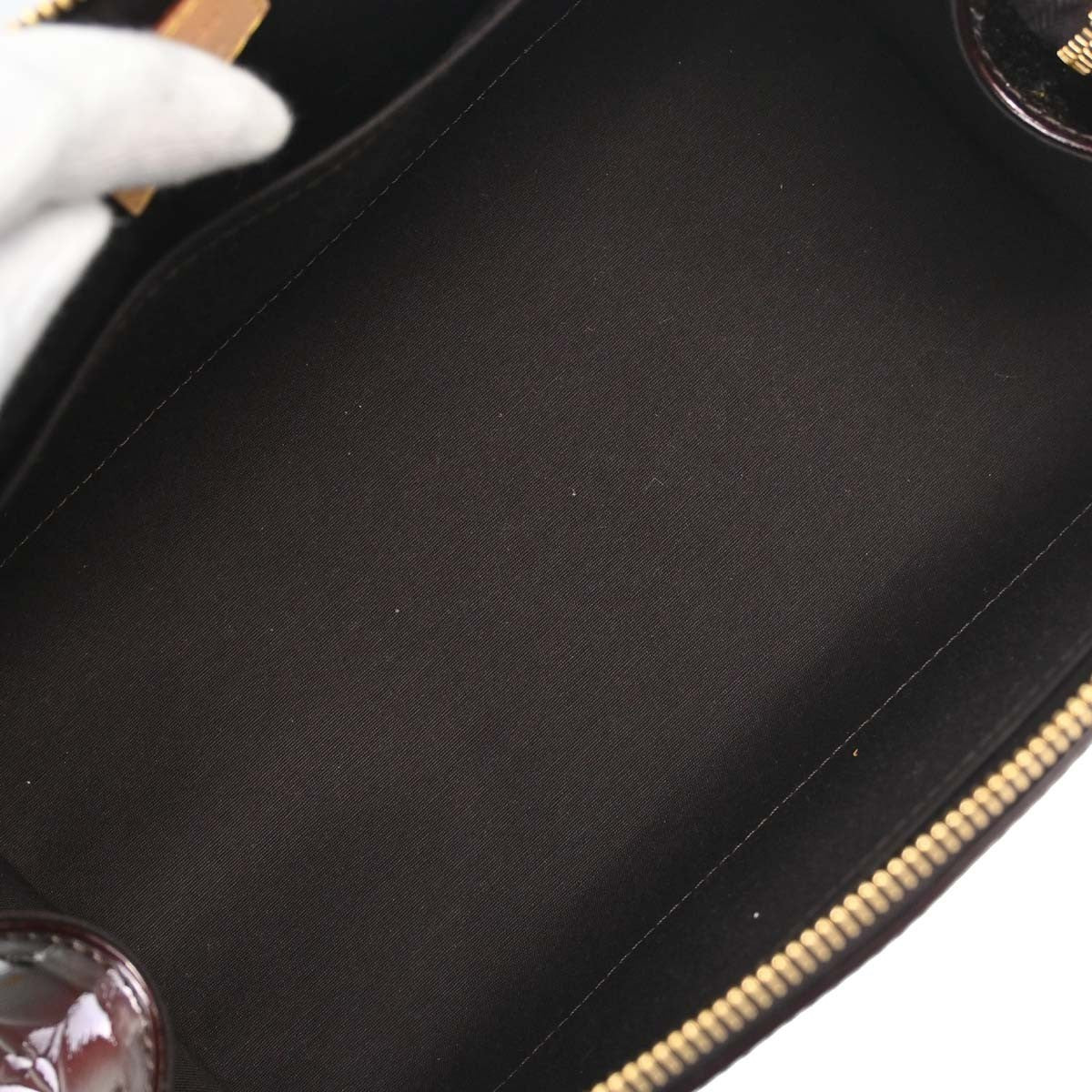 Louis Vuitton Sherwood Monogram Vernis Purple Patent_Leather Handbag (Pre-Owned)