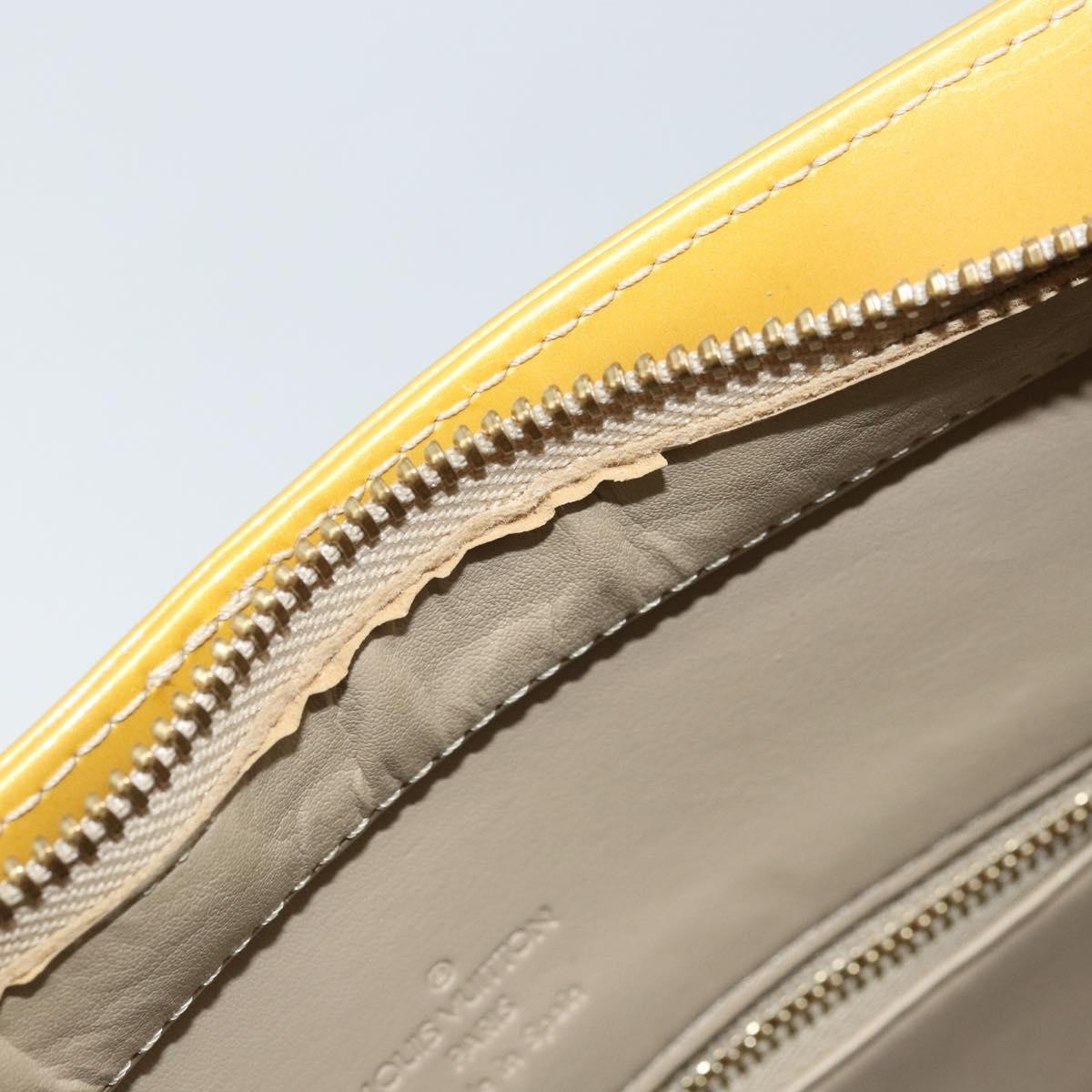 Louis Vuitton Houston Monogram Vernis Beige Patent_Leather Tote Bag Bag (Pre-Owned)