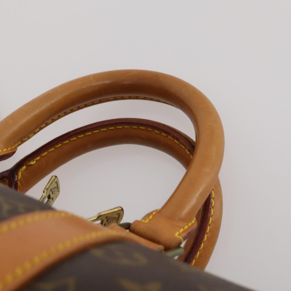 Louis Vuitton Keepall Bag Monogram Canvas Brown Canvas Travel Bag Bag (Pre-Owned)