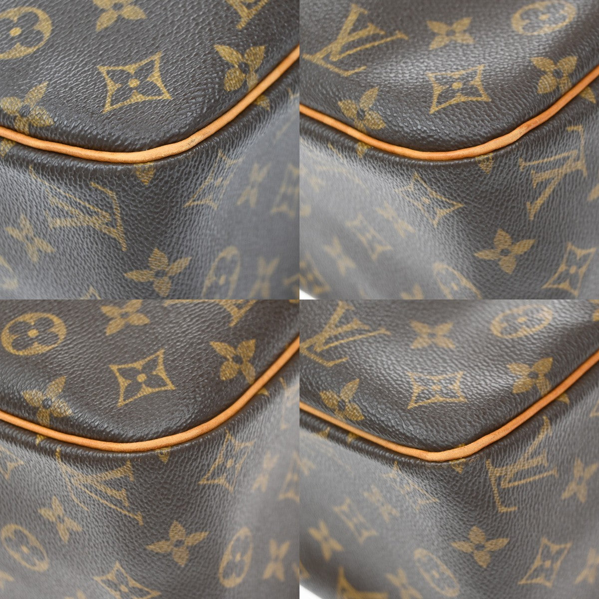 Louis Vuitton Cite Monogram Canvas Brown Canvas Handbag (Pre-Owned)