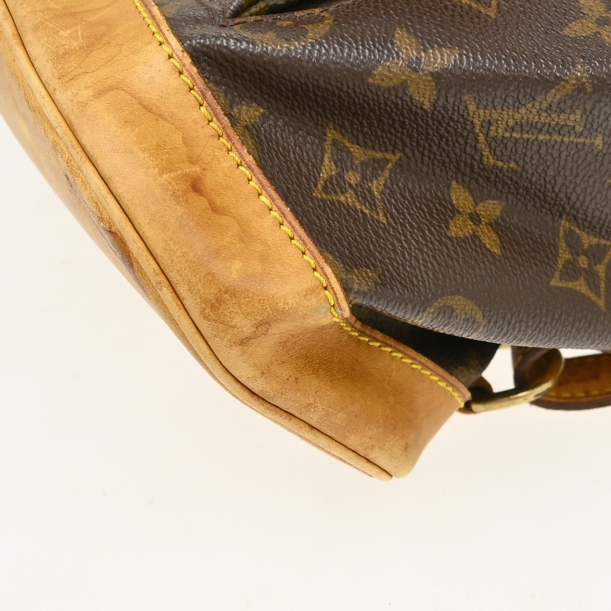 Louis Vuitton Vintage Montsouris Monogram Canvas Brown Canvas Backpack Bag (Pre-Owned)