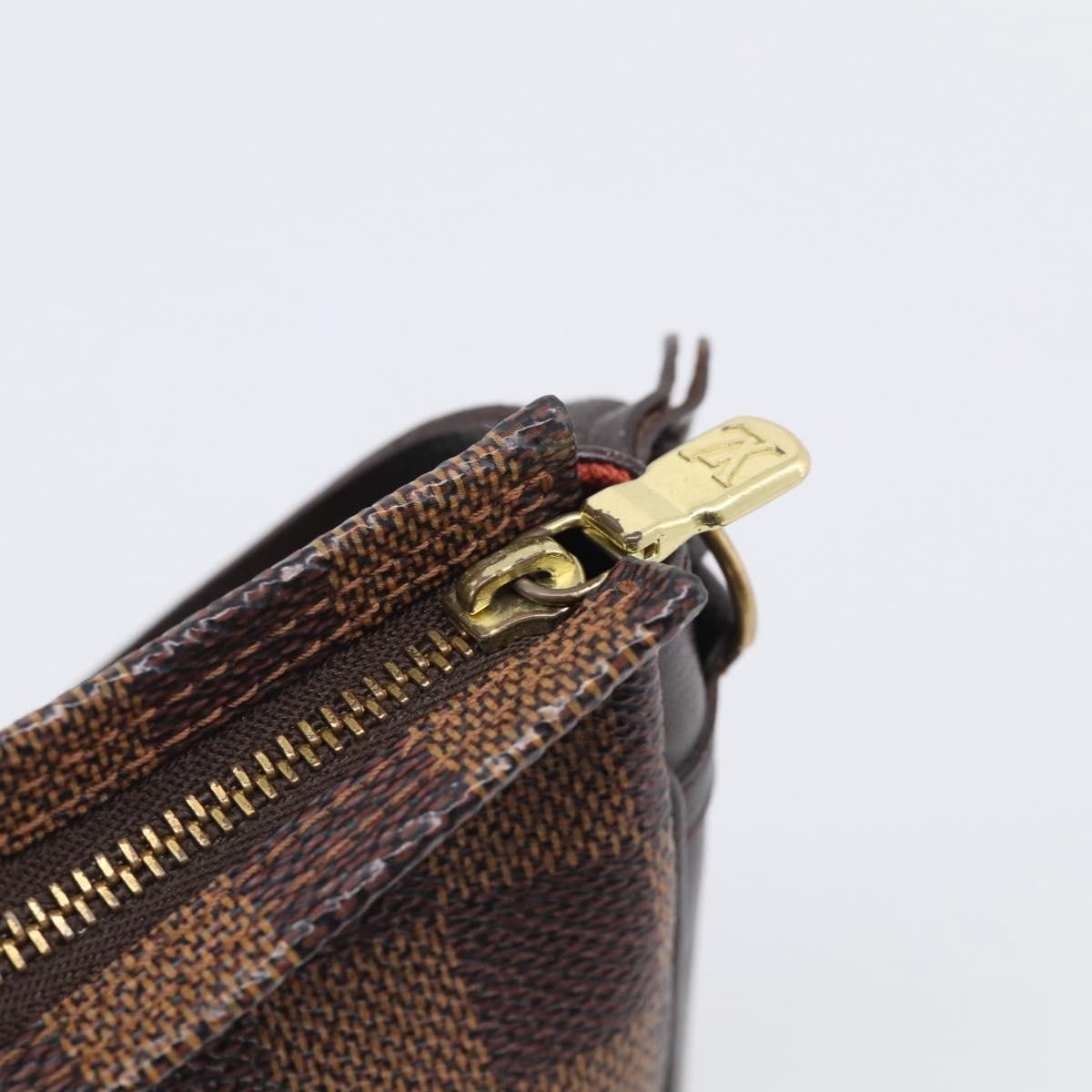 Louis Vuitton Trousse Make Up Damier Brown Canvas Clutche & Pouche Bag (Pre-Owned)