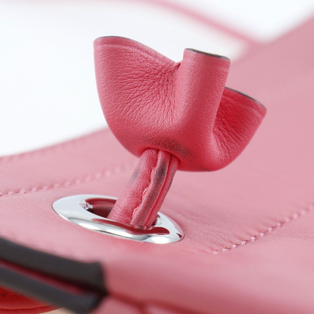 Hermes Aline Calfskin Pink Calfskin Shoulder Bag Bag (Pre-Owned)