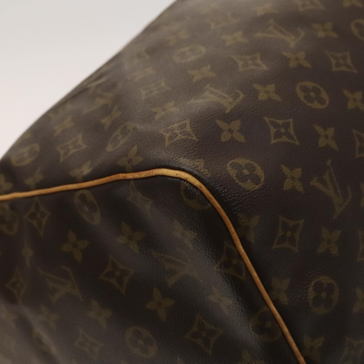 Louis Vuitton Keepall Monogram Canvas Brown Canvas Travel Bag Bag (Pre-Owned)