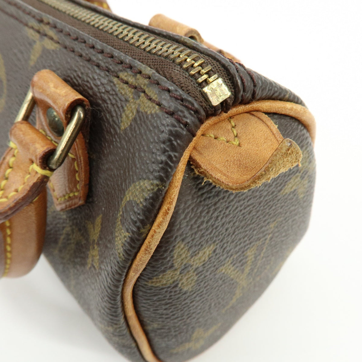 Louis Vuitton Speedy Mini Hl Monogram Canvas Brown Canvas Handbag (Pre-Owned)