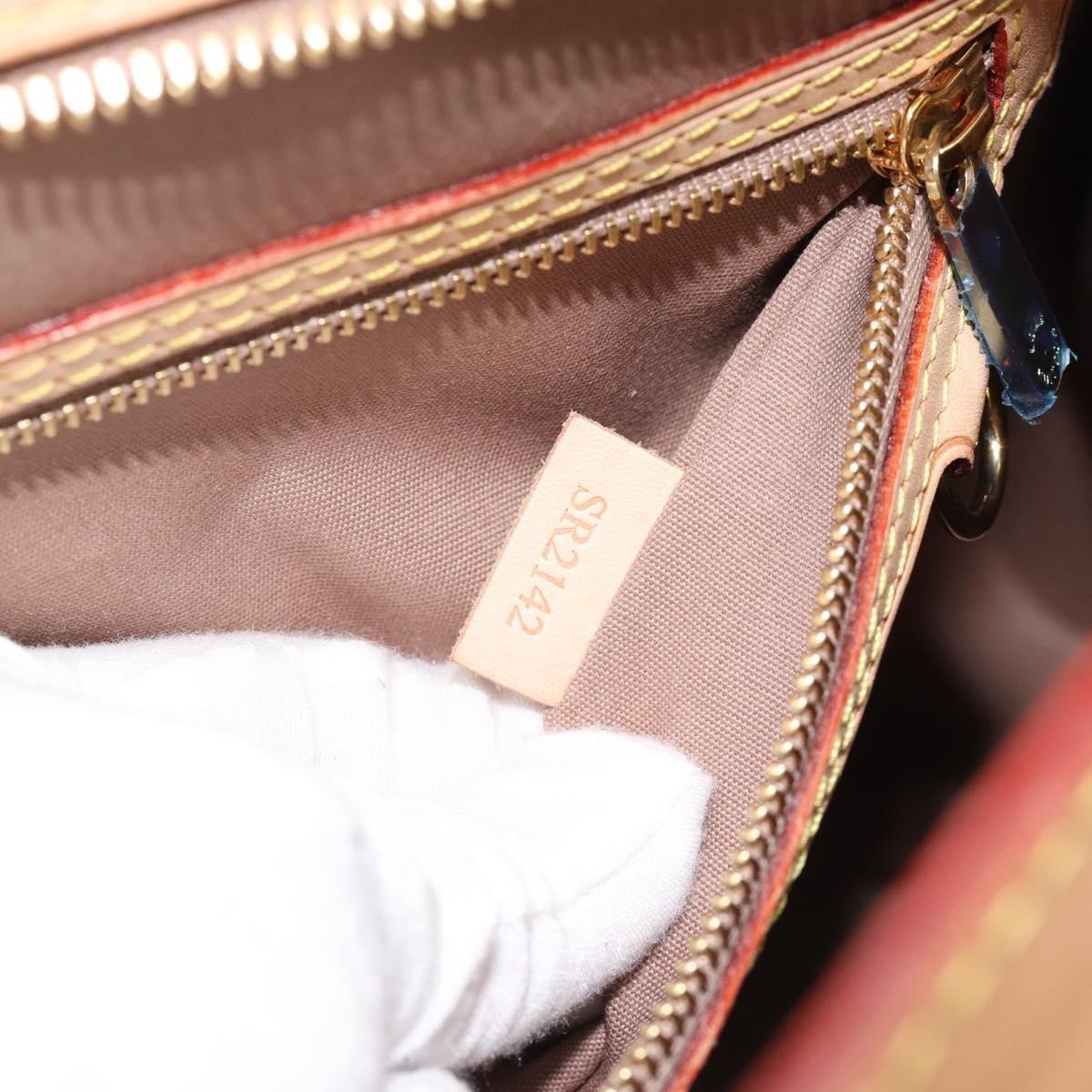 Louis Vuitton Brea Monogram Vernis Beige Patent_Leather Handbag (Pre-Owned)