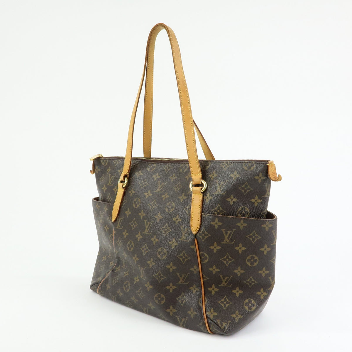 Louis Vuitton Totally Monogram Canvas Brown Canvas Tote Bag Bag (Pre-Owned)