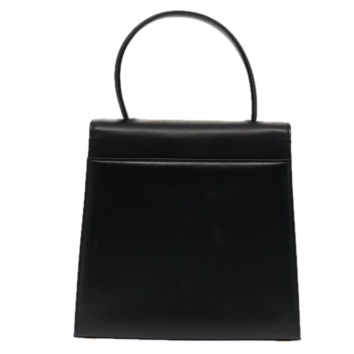 Givenchy Vintage 4G Leather Black Leather Handbag (Pre-Owned)