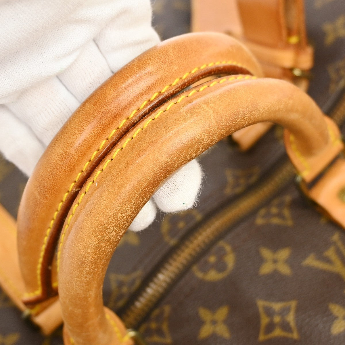 Louis Vuitton Keepall Monogram Canvas Brown Canvas Travel Bag Bag (Pre-Owned)