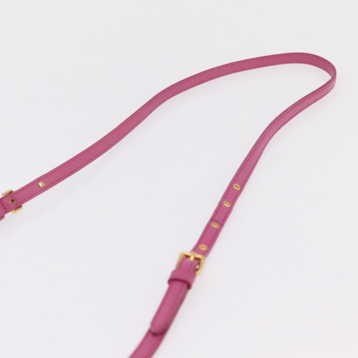 Miu Miu Tech Matelasse Leather Pink Leather Crossbody Bag Bag (Pre-Owned)