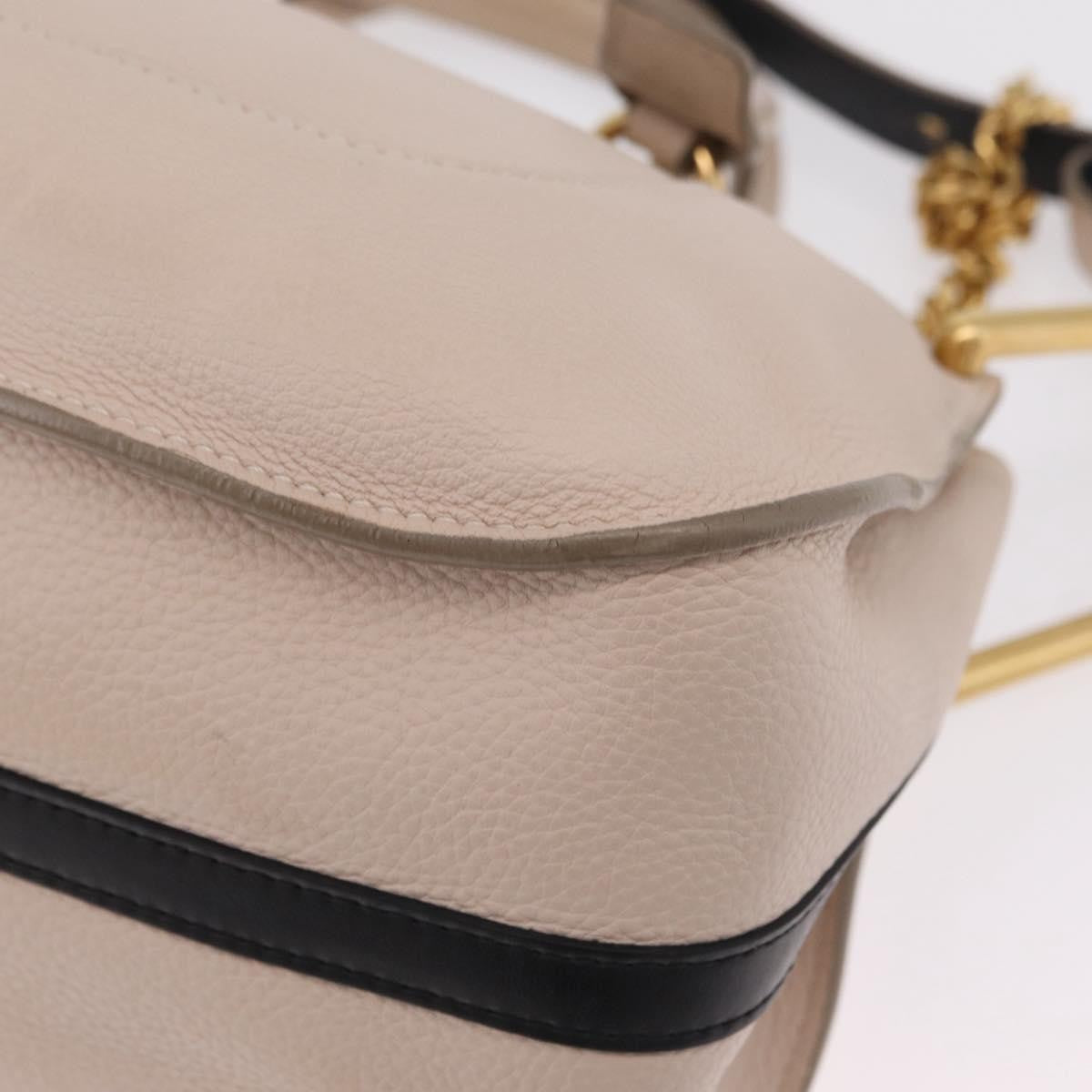 Chloe Hailey Leather Beige Leather Handbag (Pre-Owned)