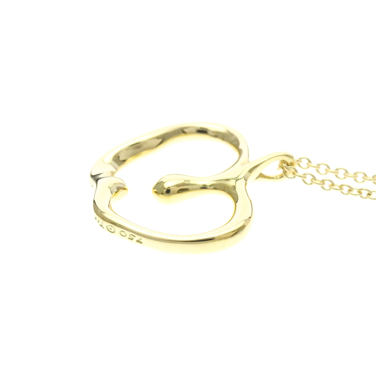Tiffany & Co. Elsa Peretti Apple Pendant 18K Yellow Gold Gold Yellow_Gold Necklace Jewelry (Pre-Owned)