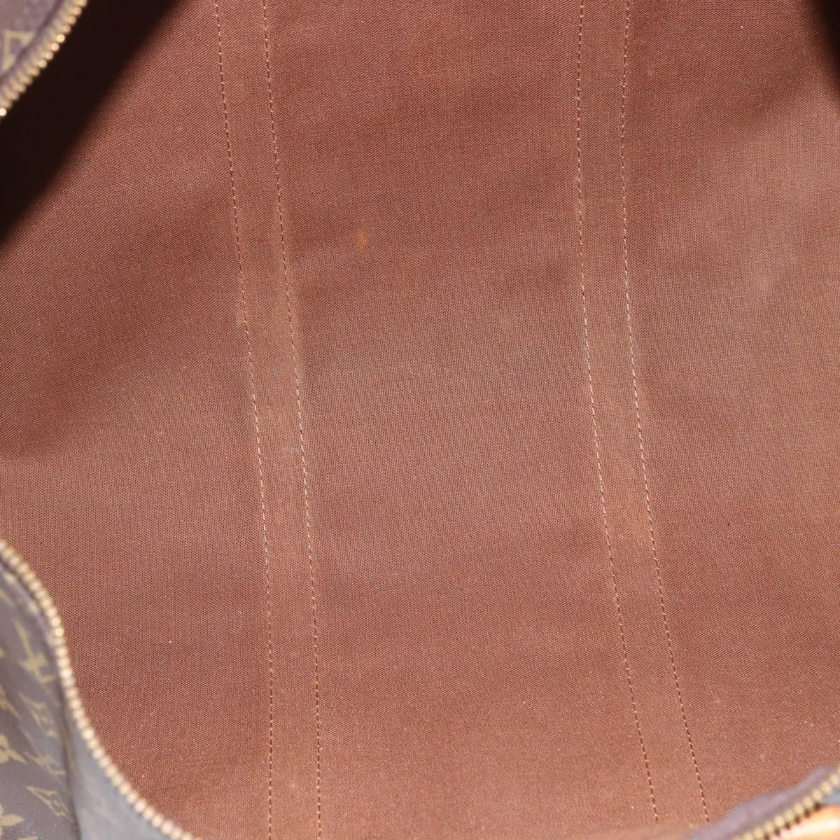 Louis Vuitton Keepall Monogram Canvas Brown Canvas Travel Bag Bag (Pre-Owned)