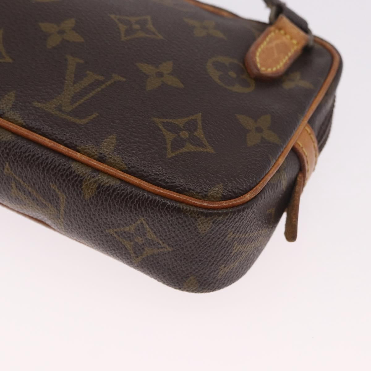 Louis Vuitton Pochette Marly Bandouliere Monogram Canvas Brown Canvas Shoulder Bag Bag (Pre-Owned)