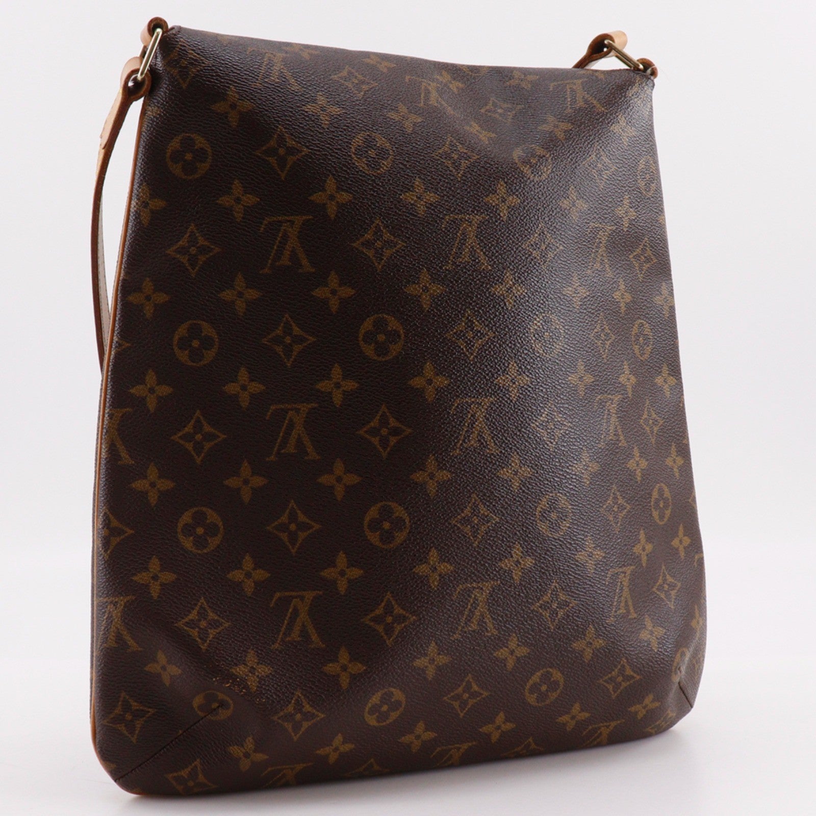 Louis Vuitton Musette Monogram Brown Canvas Shoulder Bag Bag (Pre-Owned)