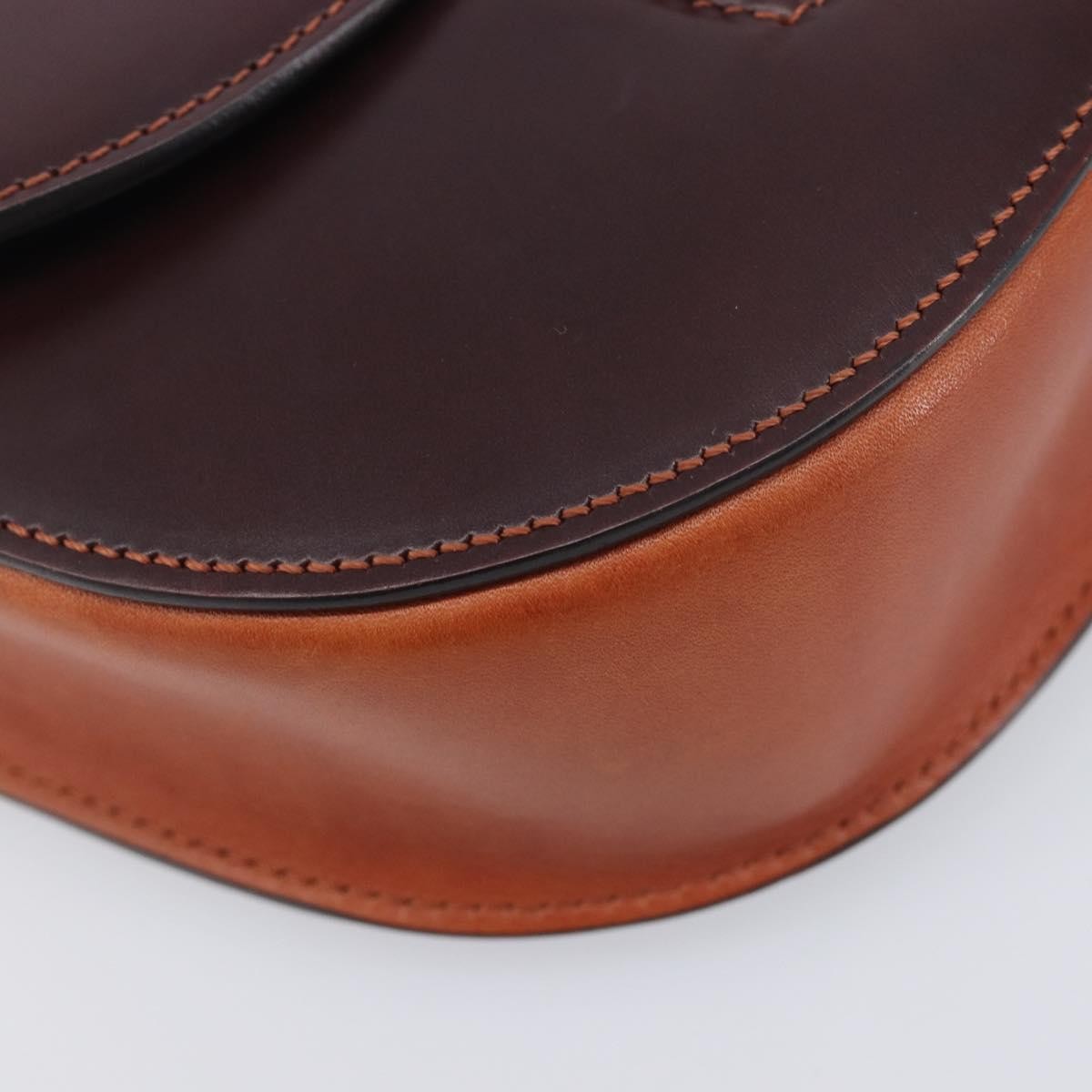 Celine Trotteur Calfskin Brown Leather Crossbody Bag Bag (Pre-Owned)