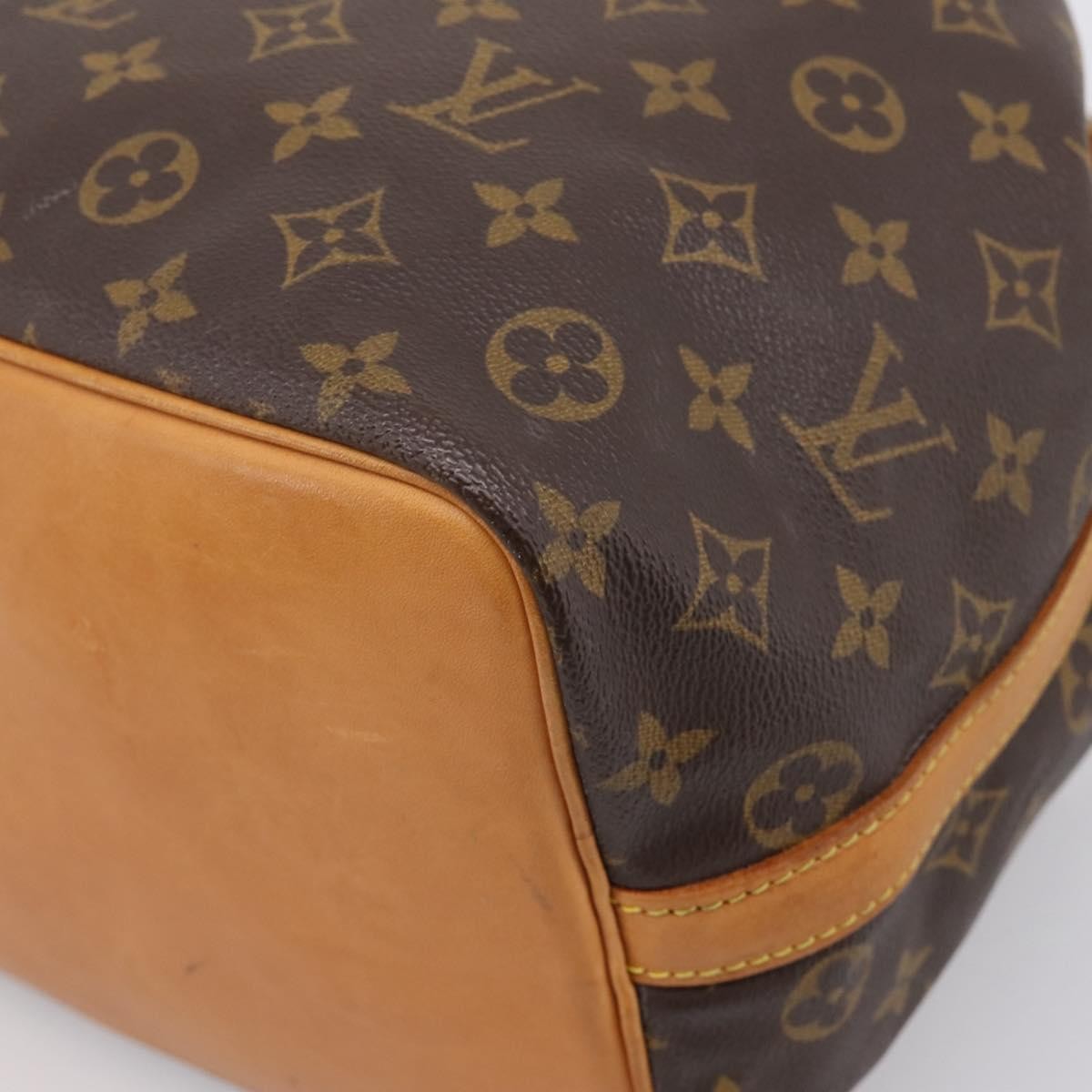 Louis Vuitton Petit Noe Monogram Canvas Brown Canvas Handbag (Pre-Owned)