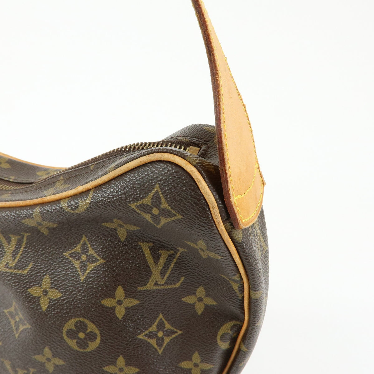 Louis Vuitton Croissant Monogram Canvas Brown Canvas Handbag (Pre-Owned)