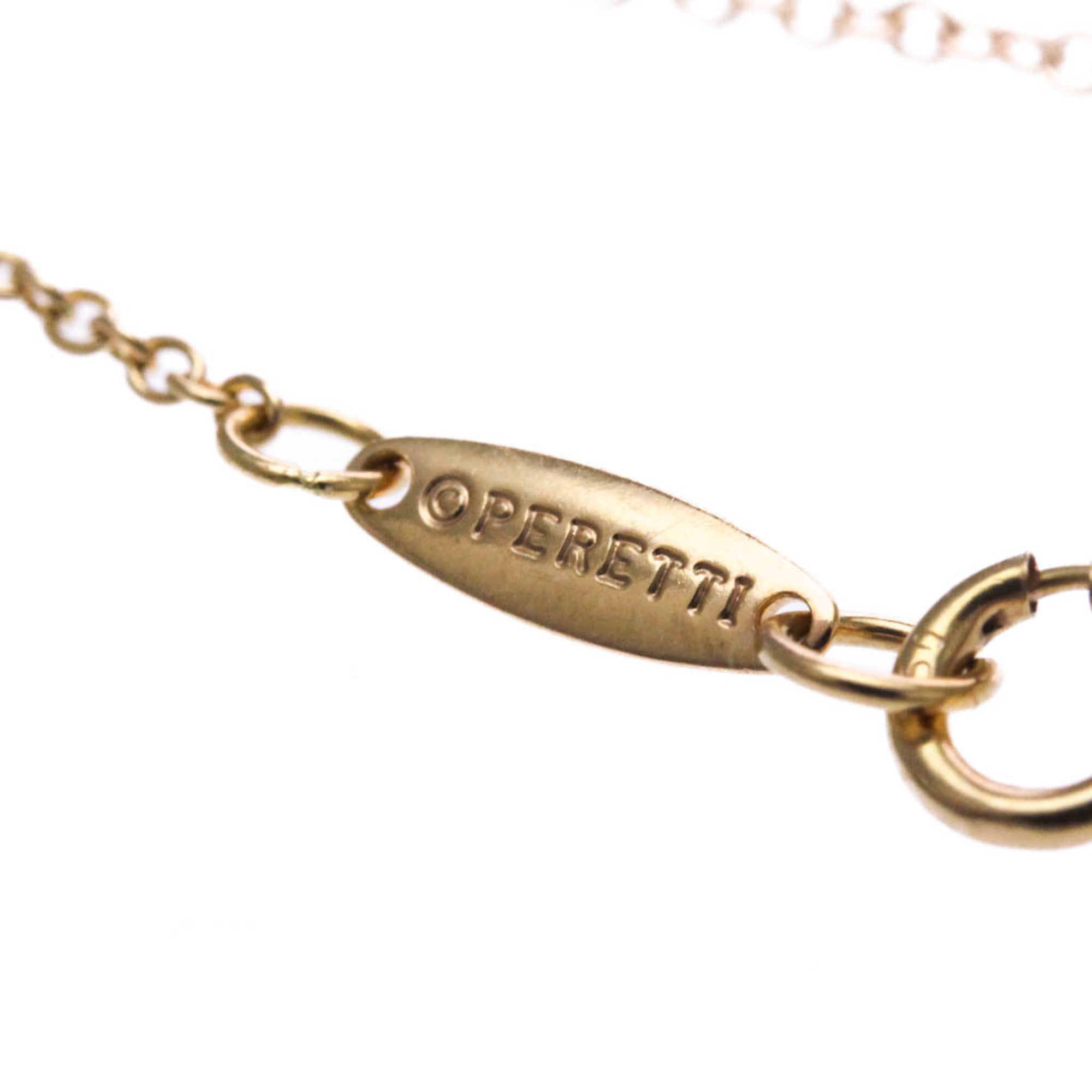 Tiffany & Co. Elsa Peretti Diamonds By The Yard 18K Rose Gold With Diamond Gold Pink_Gold Bracelet Jewelry (Pre-Owned)