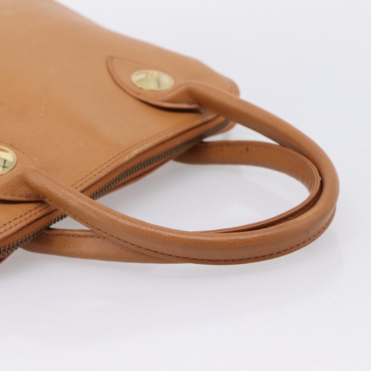 MCM Vintage Leather Brown Leather Handbag (Pre-Owned)