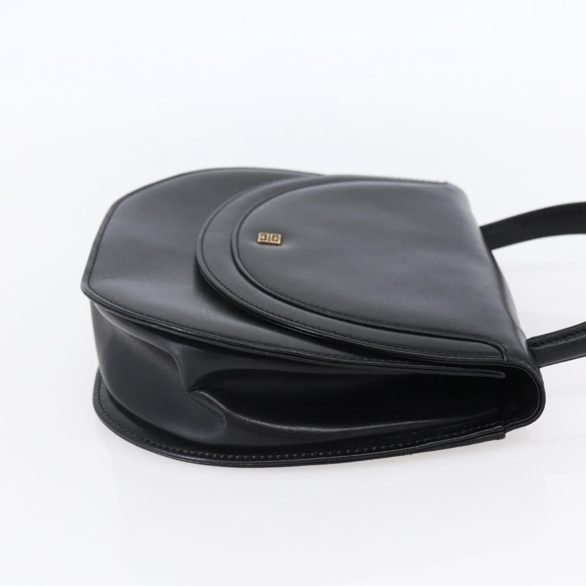 Givenchy Vintage 4G Leather Black Leather Handbag (Pre-Owned)
