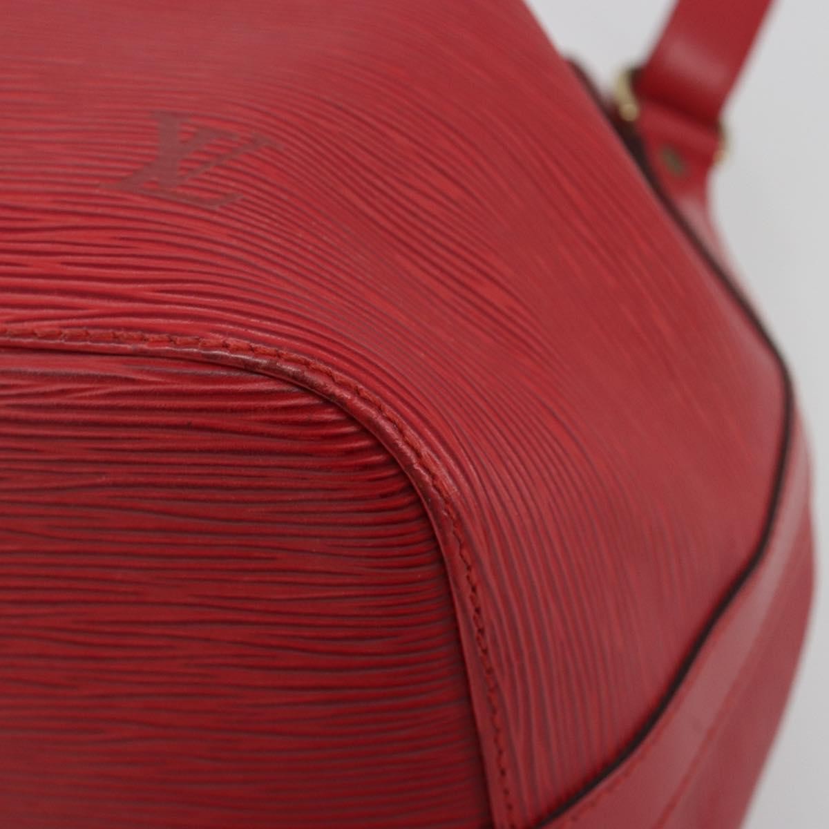 Louis Vuitton Petit Noe Epi Leather Red Leather Shoulder Bag Bag (Pre-Owned)