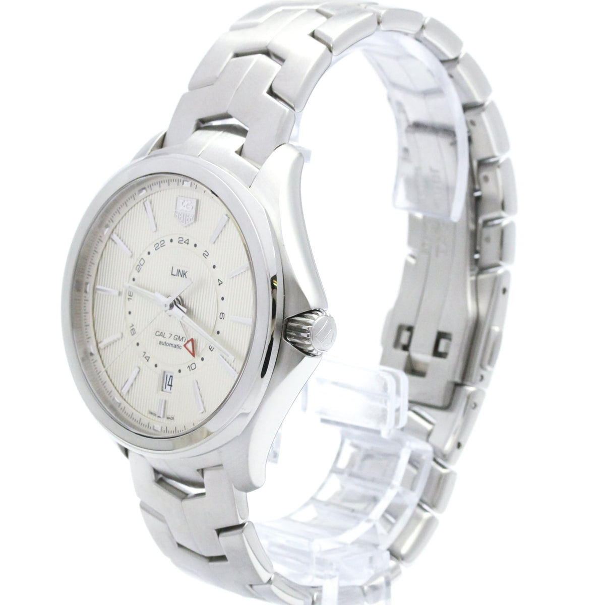 Tag Heuer Link Calibre 7 Automatic Stainless Steel Watch (Pre-Owned)