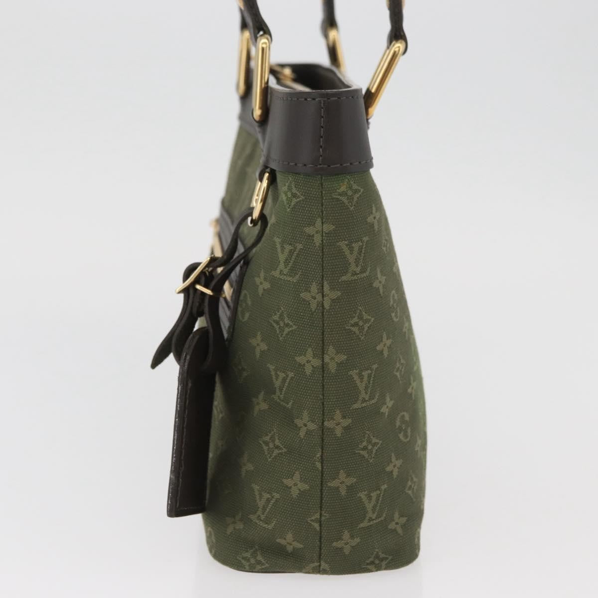 Louis Vuitton Lucille Mini Lin Khaki Canvas Handbag (Pre-Owned)