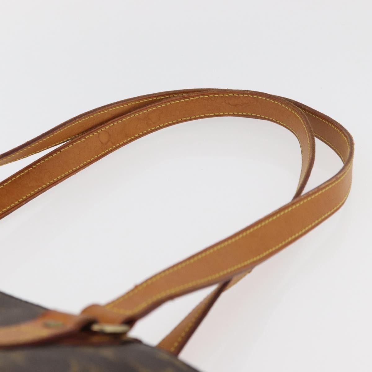 Louis Vuitton Shopping Sac Monogram Canvas Brown Canvas Handbag (Pre-Owned)
