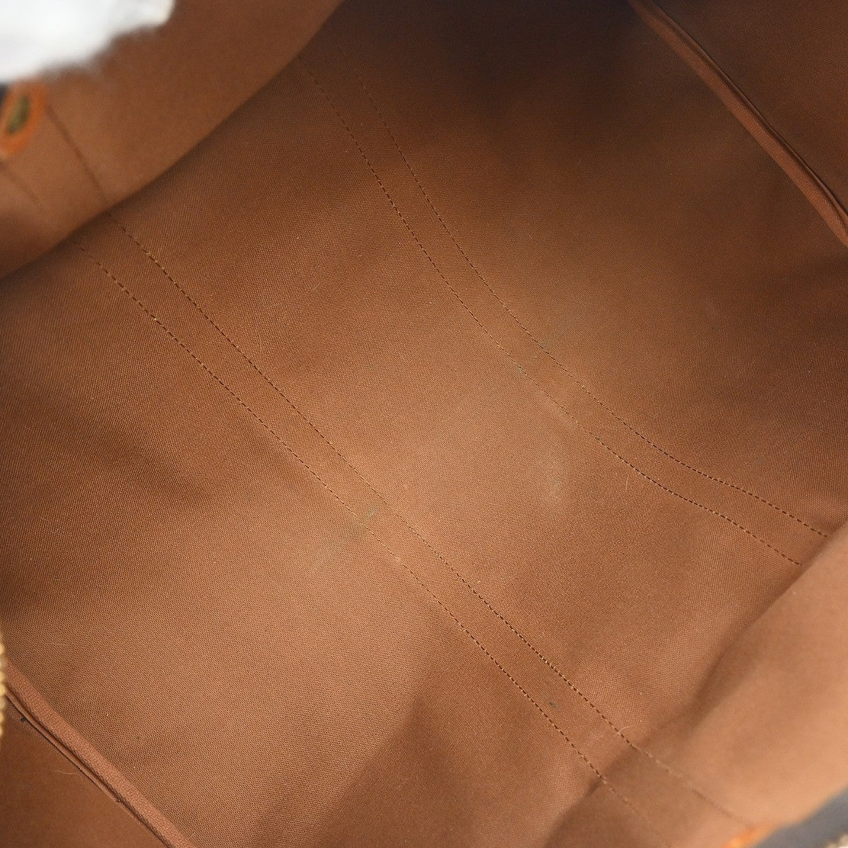Louis Vuitton Keepall Monogram Brown Canvas Travel Bag Bag (Pre-Owned)