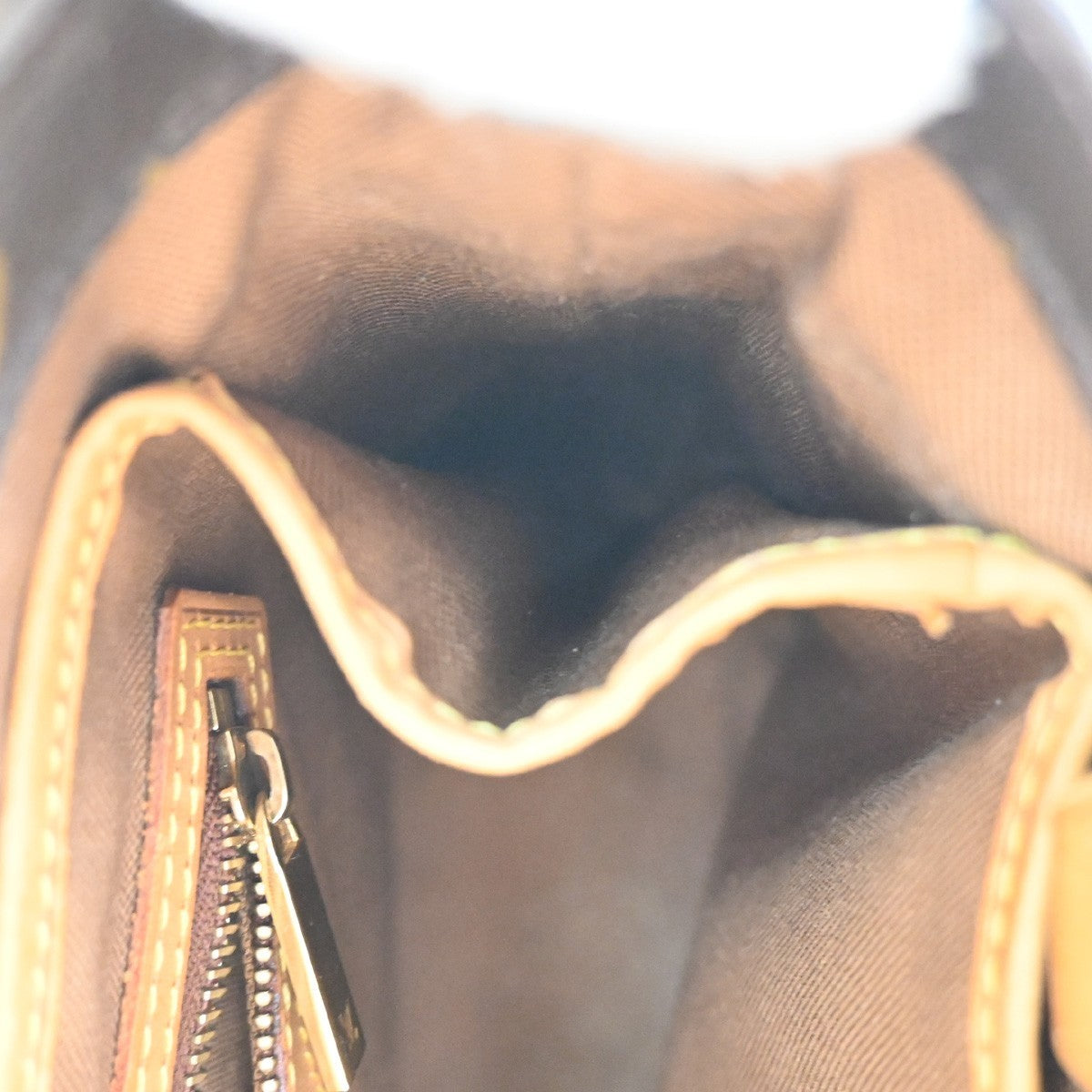 Louis Vuitton Vavin Monogram Empreinte Leather Brown Leather Handbag (Pre-Owned)