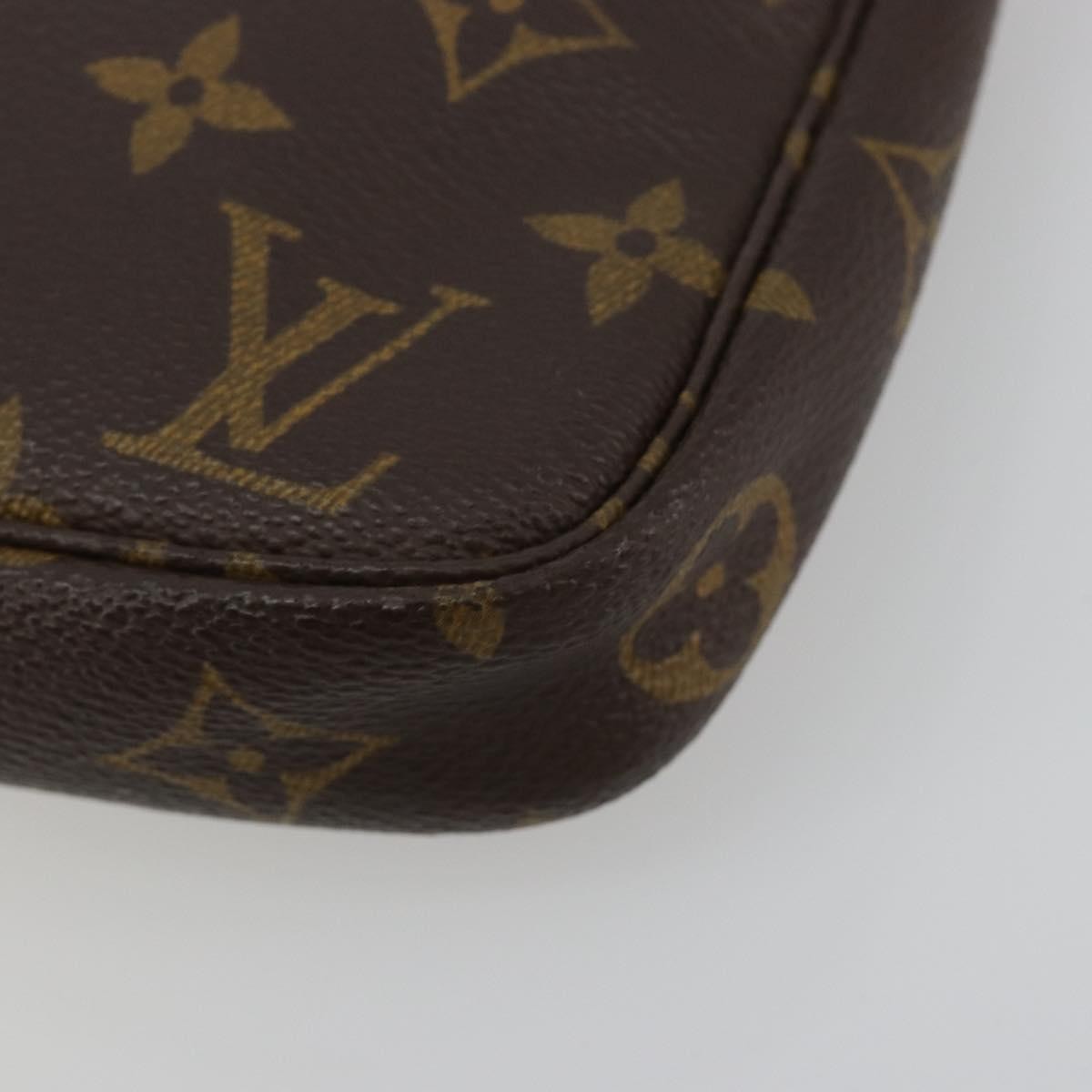 Louis Vuitton Pochette Accessoires Nm Monogram Canvas Brown Canvas Clutche & Pouche Bag (Pre-Owned)
