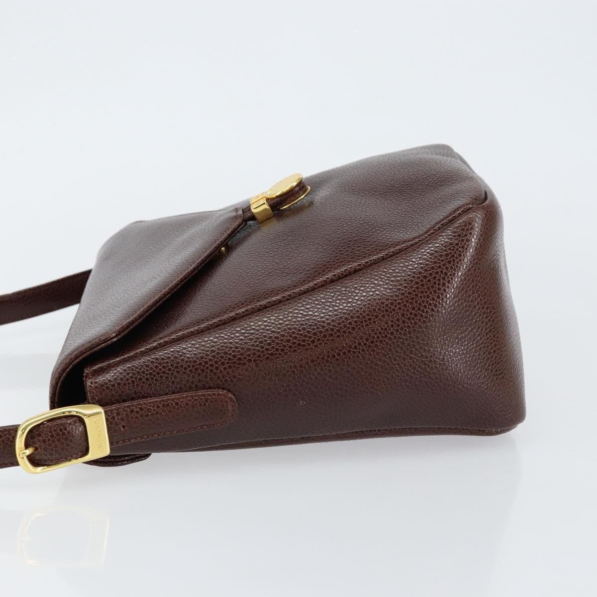 Givenchy Shoulder Leather Brown Leather Shoulder Bag Bag (Pre-Owned)