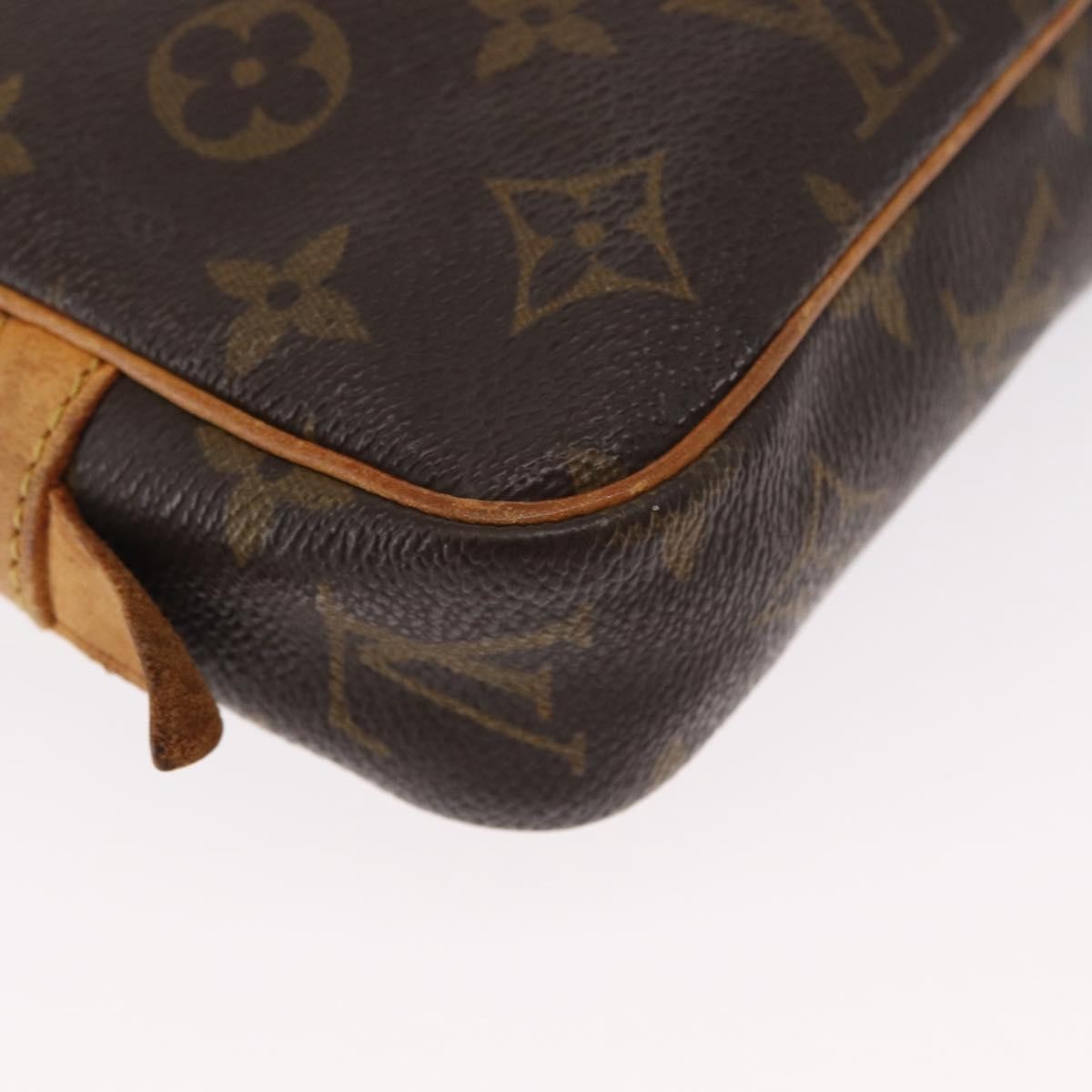 Louis Vuitton Pochette Marly Bandouliere Monogram Canvas Brown Canvas Clutche & Pouche Bag (Pre-Owned)