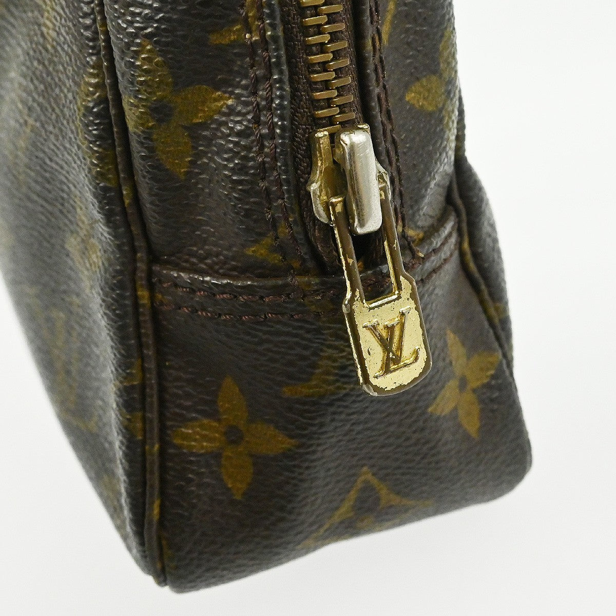 Louis Vuitton Trousse Toiletry Monogram Canvas Brown Canvas Toiletry Case Accessory (Pre-Owned)