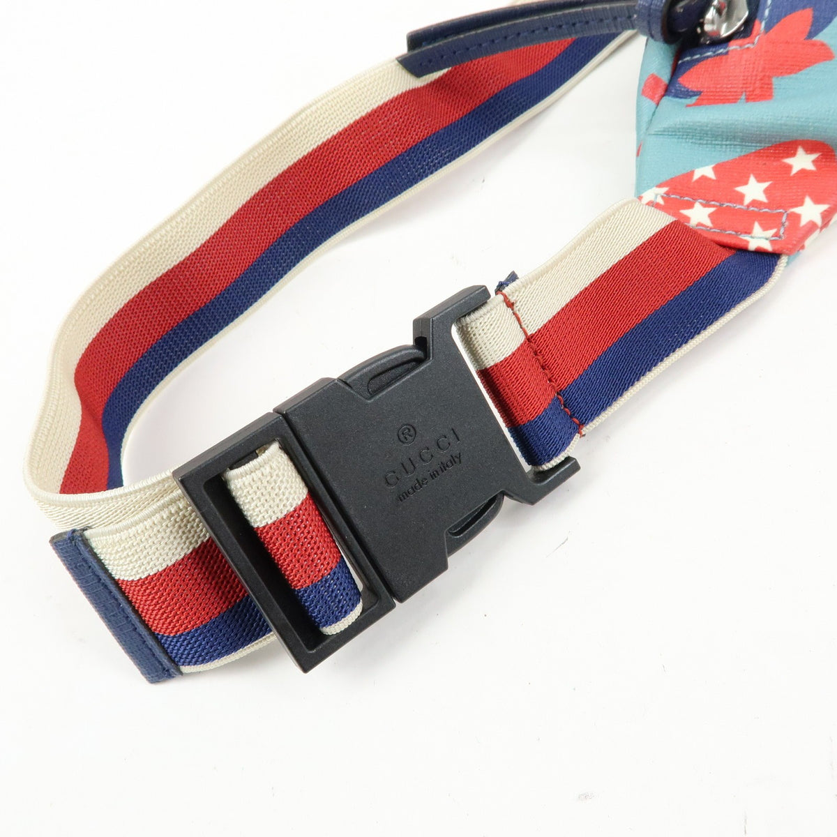 Gucci Children's Belt Printed Coated Canvas Multicolour Canvas Handbag (Pre-Owned)