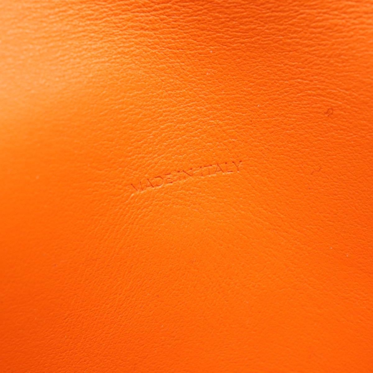 Celine Triangle Leather Orange Leather Shoulder Bag Bag (Pre-Owned)