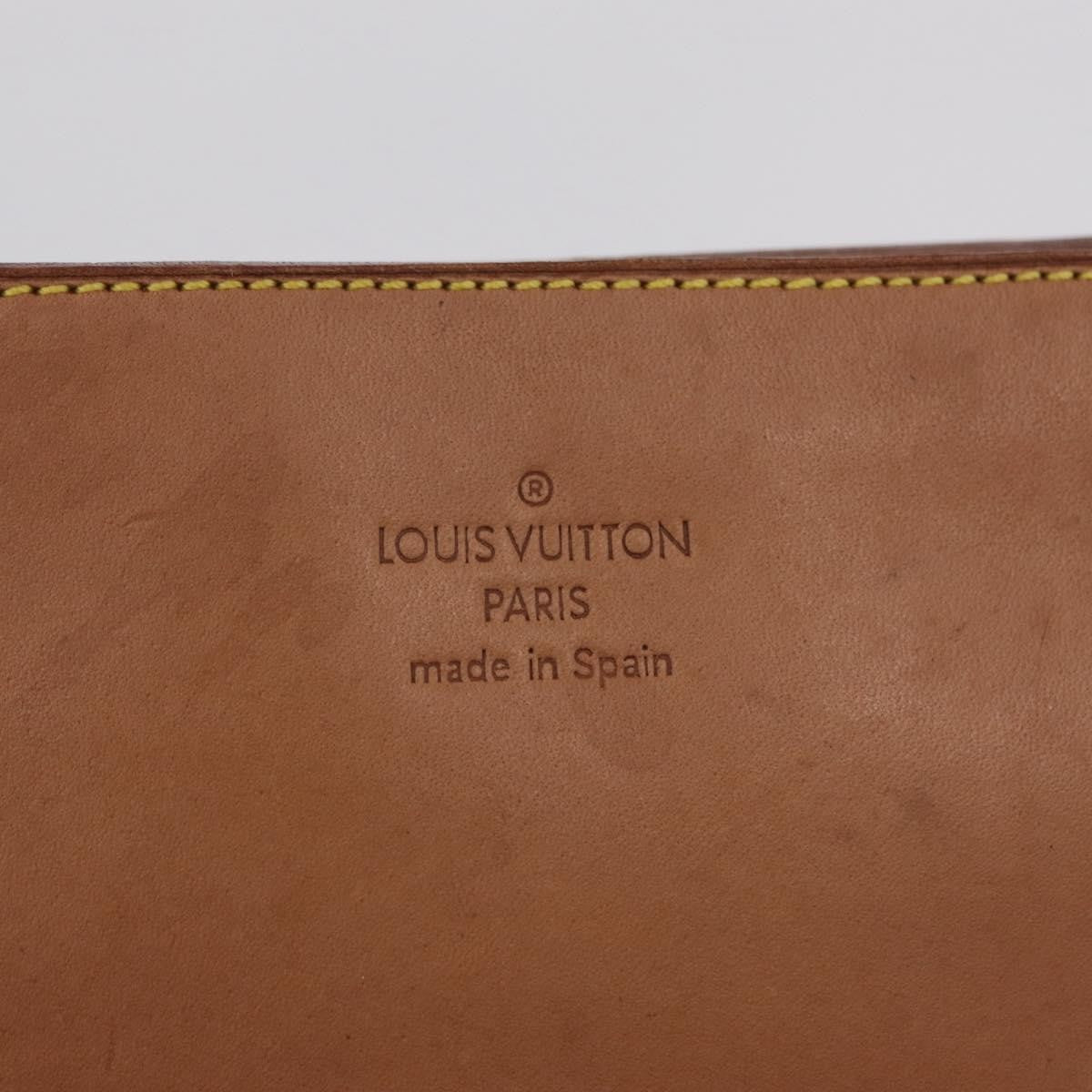 Louis Vuitton Ambler Damier Infini Leather Beige Leather Handbag (Pre-Owned)