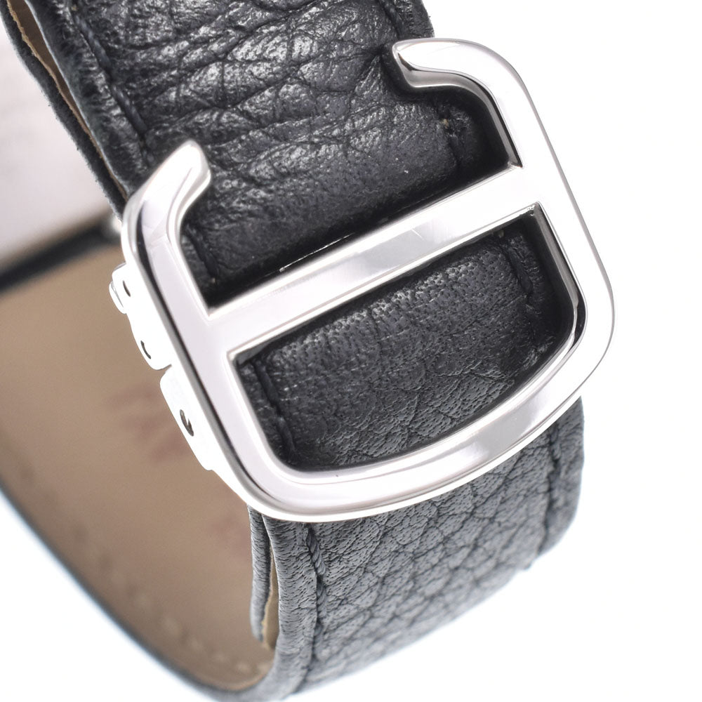 Cartier Must De Cartier Tank Quartz Stainless Steel And Leather Watch (Pre-Owned)