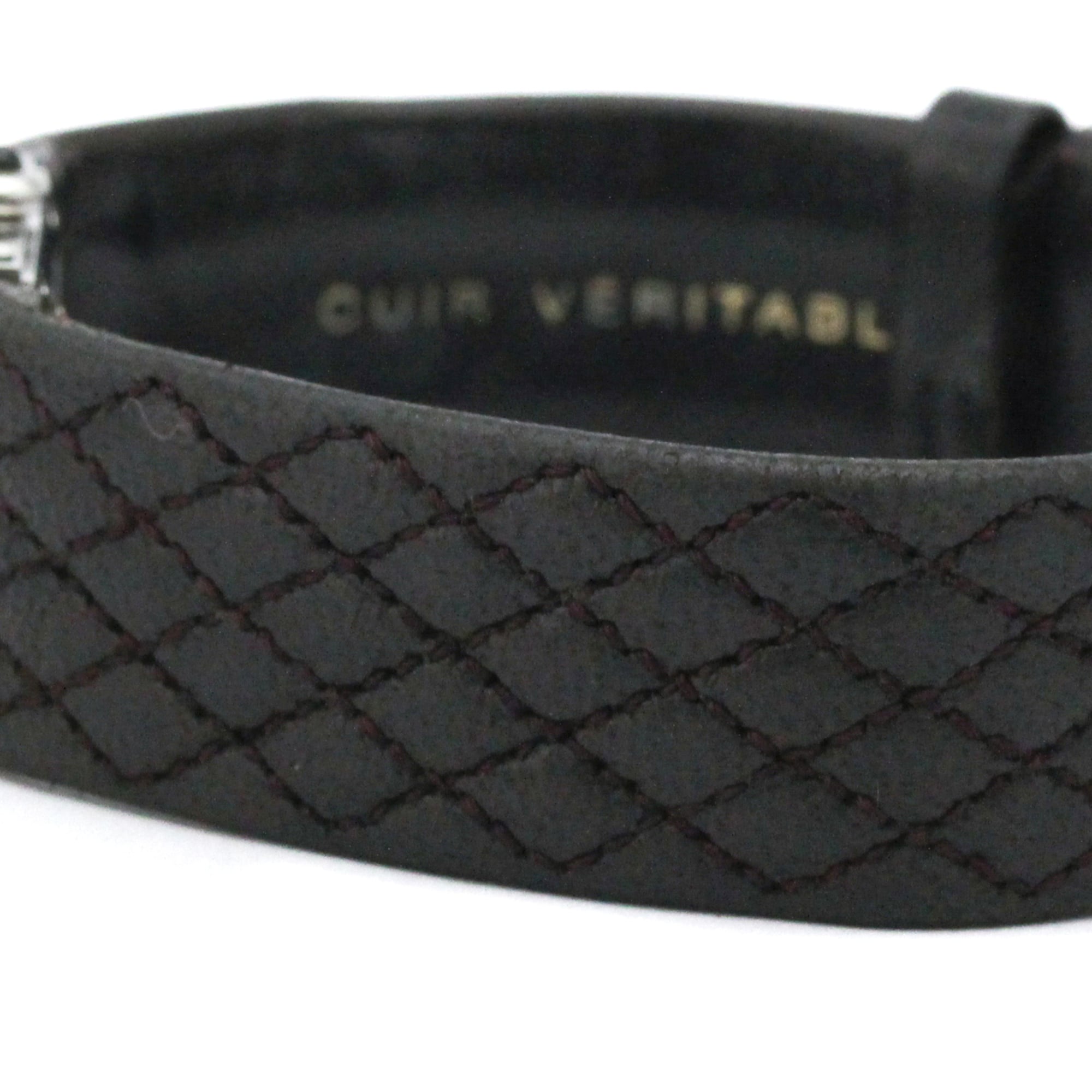 Chanel Matelasse Quartz Stainless Steel And Quilted Leather Watch (Pre-Owned)