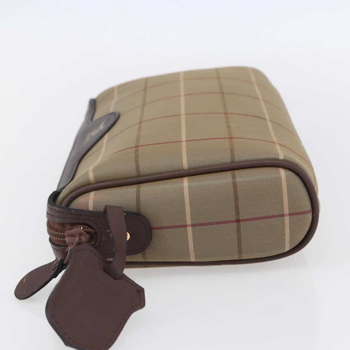 Burberry Nova Check Pochette Canvas Beige Canvas Clutche & Pouche Bag (Pre-Owned)
