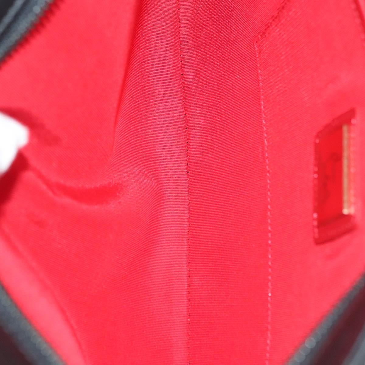 Christian Louboutin Loubiclutch Spiked Leather Black Leather Shoulder Bag Bag (Pre-Owned)
