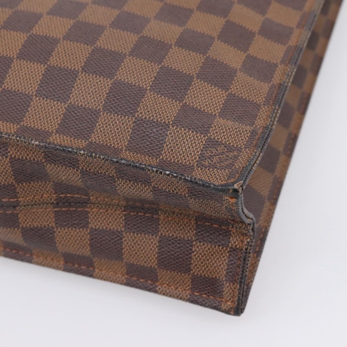Louis Vuitton Venice Sac Plat Damier Brown Canvas Tote Bag Bag (Pre-Owned)