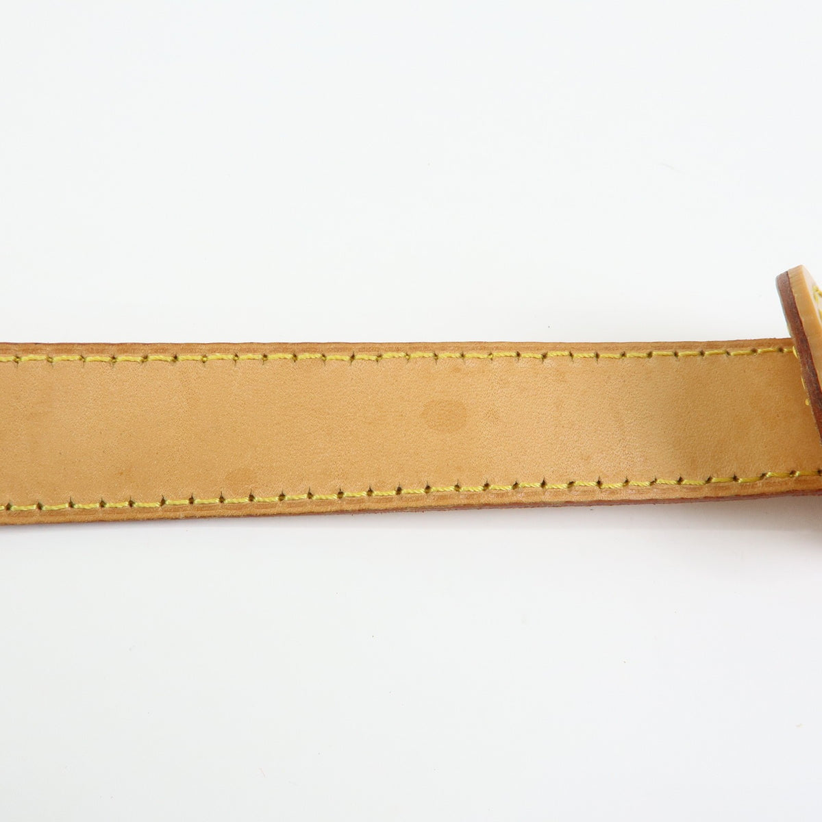 Louis Vuitton Adjustable Shoulder Strap Vachetta Leather Beige Leather Straps Accessory (Pre-Owned)