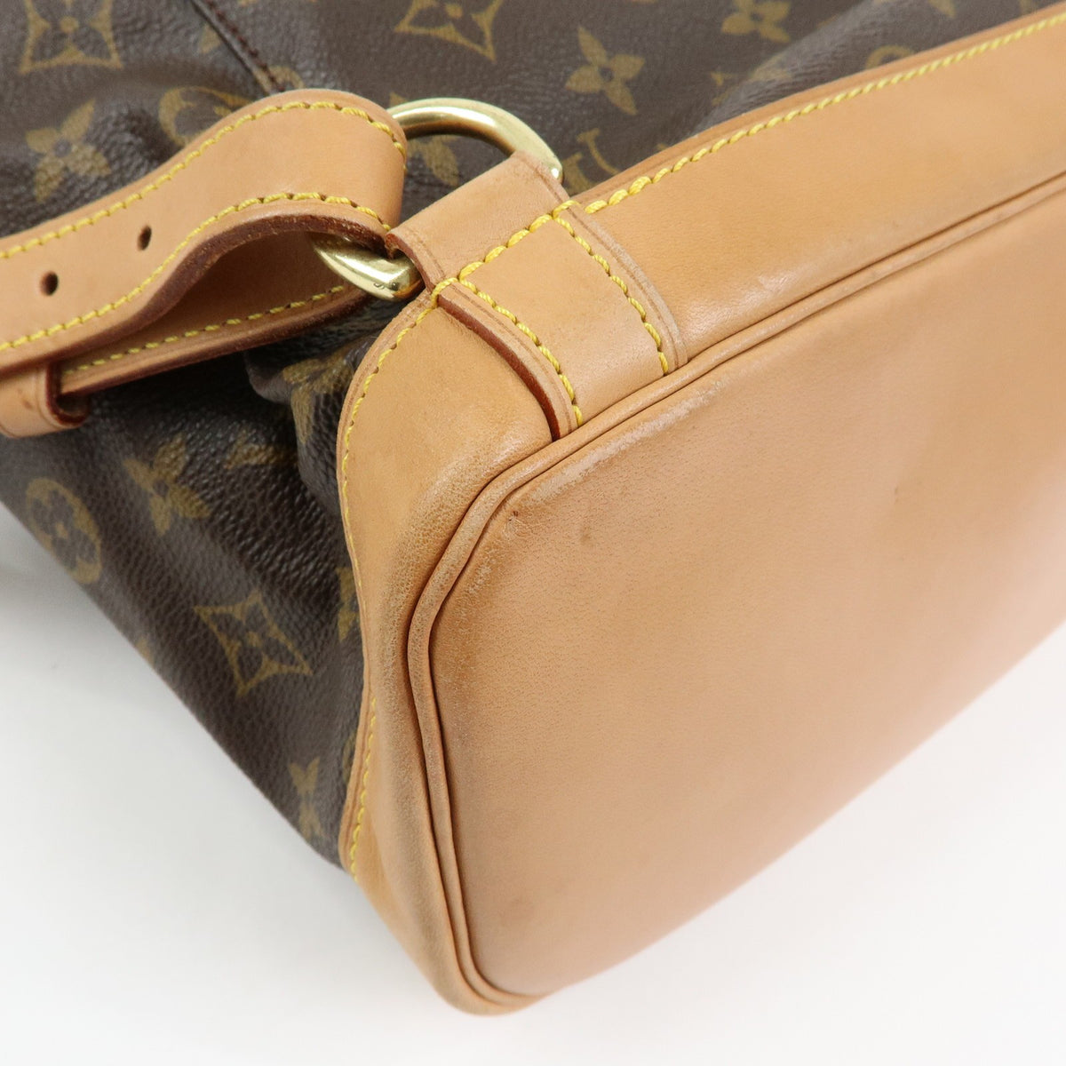 Louis Vuitton Vintage Montsouris Monogram Canvas Brown Canvas Backpack Bag (Pre-Owned)
