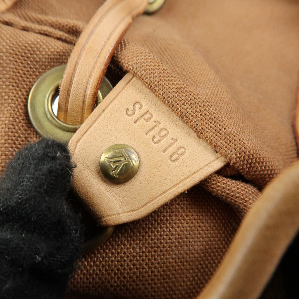 Louis Vuitton Vintage Montsouris Monogram Canvas Brown Canvas Backpack Bag (Pre-Owned)